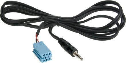 Stereo jack 3.5mm Stereo naar Mini-ISO (Blauw) 1.25meter 31149005