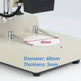 Stereo Microscoop Werken Podium Ronde 60Mm Specimen Plaat Wit Zwart Plastic Werk Board Bodem Werk Laden Stadium 1Pc