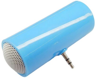 Stereo Speaker MP3 Player Versterker Luidspreker Voor Smart Mobiele Telefoon/Voor Iphone/Xiaomi MP3 Speler Plug en Spelen Blauw
