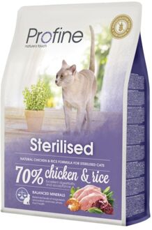Sterilised - Kattenvoer - Kip - Rijst - 2 kg
