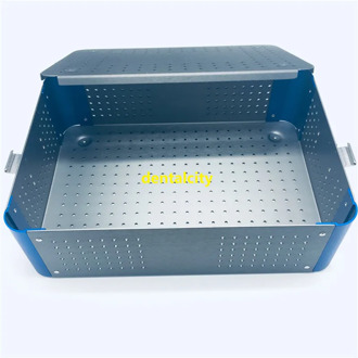Sterilization case disinfection tray box for surgical instrument tools dental sterilizing