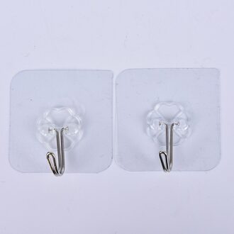 Sterke Clear Zuignap Sucker Muur Haken Hanger Voor Keuken Badkamer Of Keuken Badkamer Muur Haken