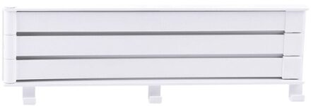 Sterke Lijm Handdoekenrek Punch-Gratis Keuken Houders Wassen Doek Clip Draaibare Plank Thuis Toilet Badkamer Benodigdheden wit