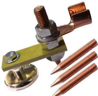 Sterke Magnetische Ground Clamp Connector Met Geleidende Staaf Stud Voor Lassen