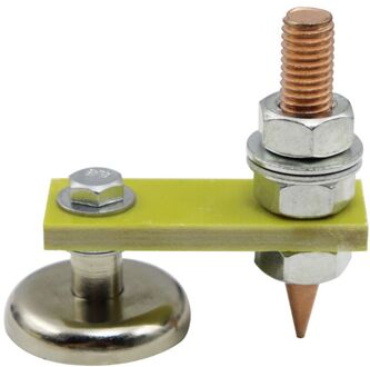 Sterke Magnetische Ground Clamp Connector Met Geleidende Staaf Stud Voor Lassen