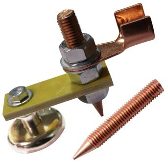 Sterke Magnetische Ground Clamp Connector Met Geleidende Staaf Stud Voor Lassen
