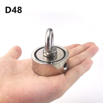 Sterke Neodymium Magneet Dubbele Kant Zoeken Magneet Haak D48 - D94 * 28 Mm Super Power Salvage Vissen Magnetische Stell bekerhouder D48x18