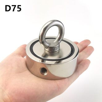 Sterke Neodymium Magneet Dubbele Kant Zoeken Magneet Haak D48 - D94 * 28 Mm Super Power Salvage Vissen Magnetische Stell bekerhouder D75x25