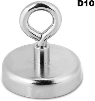 Sterke Neodymium Magneet Ronde Trekkracht Rivier Vissen Magnetische Eyebolt TY53 D10