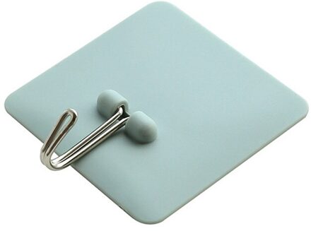 Sterke Zelfklevende Deur Muur Hangers Haken Muur Hanger Zuignap Sucker Hanger Holder Voor Thuis Keuken Badkamer Blauw