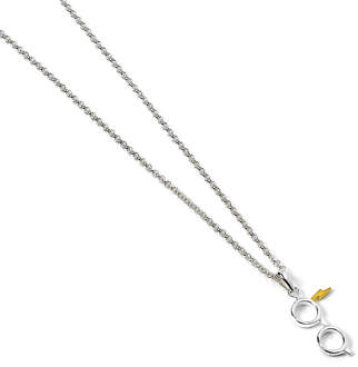 Sterling Zilver Bril en Bliksemschicht Ketting