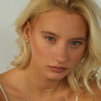 Sterling zilveren 925 Lialt oorbellen Wit