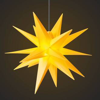 Sterntaler 18-puntige XL-kunststof ster voor buiten, geel geel / oranje