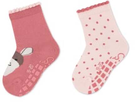 Sterntaler ABS sokken dubbelpak Emmi Meisje roze Roze/lichtroze - 25/26