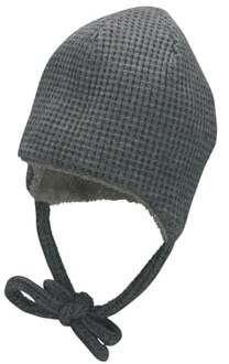 Sterntaler Beanie Wafel look Smoke Grey Grijs - 33 cm