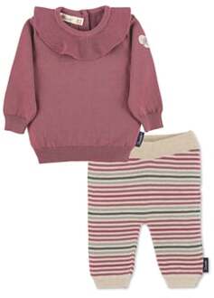 Sterntaler Breiset shirt en broek roze Roze/lichtroze - 56