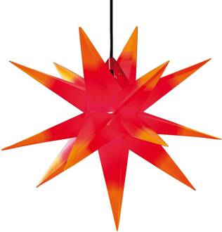 Sterntaler Decoratie-ster XXL buiten, 18-ptn, Ø80cm rood/geel