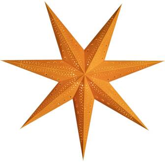 Sterntaler fluwelen papieren ster, Ø 75 cm oranje