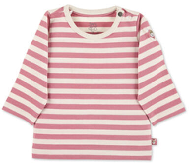 Sterntaler Gestreept shirt lange mouw roze Roze/lichtroze