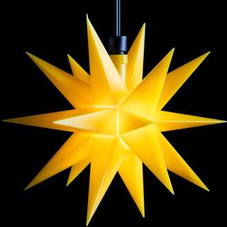 Sterntaler LED lichtketting mini-sterren buiten 3-lamps geel