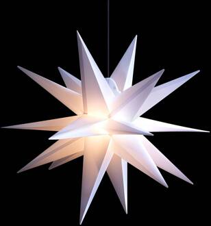 Sterntaler LED-ster voor buiten, 18-puntig, wit, Ø 55 cm