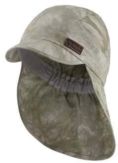 Sterntaler Peaked cap met nekbescherming batik lichtgroen - 49 cm