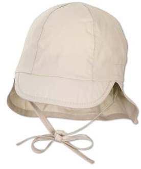 Sterntaler Peaked cap met nekbescherming beige - 41 cm