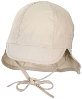 Sterntaler Peaked cap met nekbescherming beige - 43 cm