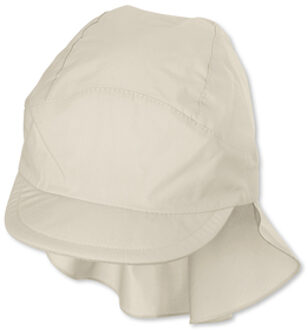 Sterntaler Peaked cap met nekbescherming beige - 49 cm