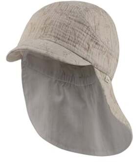 Sterntaler Peaked cap met nekbescherming gras beige - 49 cm