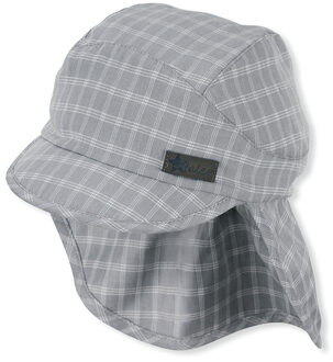 Sterntaler Peaked cap met nekbescherming rookgrijs - 49 cm