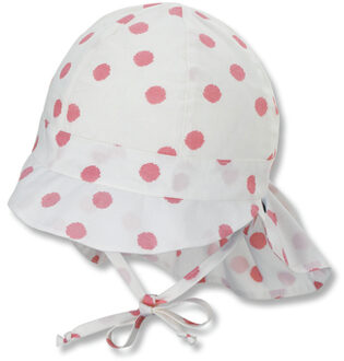 Sterntaler Peaked cap met nekbescherming roze Roze/lichtroze