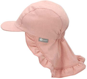 Sterntaler Peaked cap met nekbescherming roze Roze/lichtroze