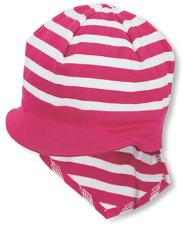 Sterntaler Pirate sjaal met nekbescherming magenta Roze/lichtroze