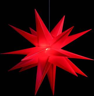 Sterntaler Rode kunststoffen ster Jumbo voor buiten 18 punten rood