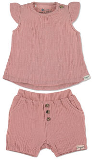 Sterntaler Set shirt met korte broek lichtroze Roze/lichtroze - 80