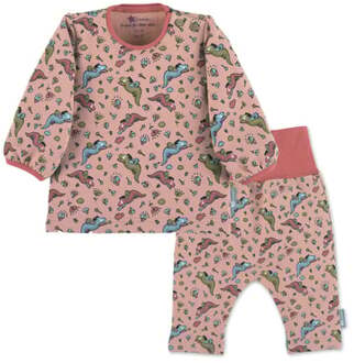 Sterntaler Set shirt met lange mouwen en broek roze Roze/lichtroze - 62