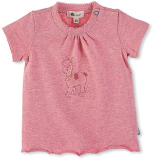 Sterntaler Shirt met korte mouw Lotte roze melange Roze/lichtroze