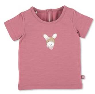 Sterntaler Shirt met korte mouwen ezel Emmi roze Roze/lichtroze - 56