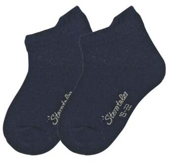 Sterntaler Sneaker sokken dubbel pak uni marine Blauw - 31/34