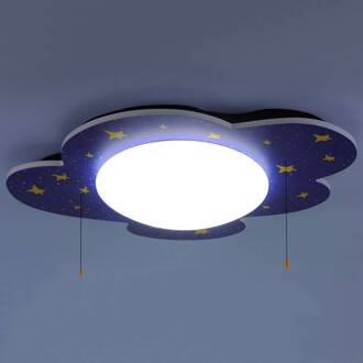 Sterrenhemel LED plafondlamp met HCL-functie blauw, wit
