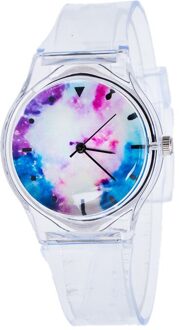 Sterrenhemel Wijzerplaat Horloges Voor Vrouwen Mode Transparante Dames Quartz Horloge Vrouwelijke Polshorloge Reloj Mujer b