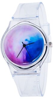 Sterrenhemel Wijzerplaat Horloges Voor Vrouwen Mode Transparante Dames Quartz Horloge Vrouwelijke Polshorloge Reloj Mujer