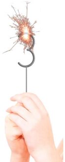 Sterretje Cijfer 3 16,5 Cm Staal Grijs