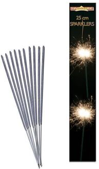 Sterretjes 25cm 8 stuks Zilver - Grijs