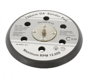 Steunschijf 150 Mm 5/16"Unf Met Velcro En 6 Gaten - 753817