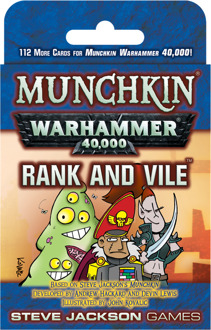 Steve Jackson Games Munchkin Warhammer 40K Rank and Vile