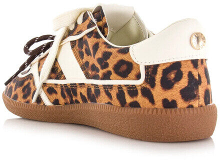 Steve Madden Augustine leopard lage sneakers dames Bruin - 38