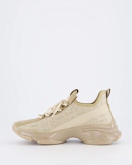 Steve Madden Dames maxout sneaker - maat 38 Beige