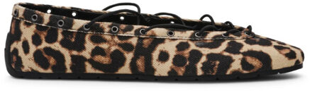 Steve Madden Pointe leopard ballerina's dames Bruin - 40